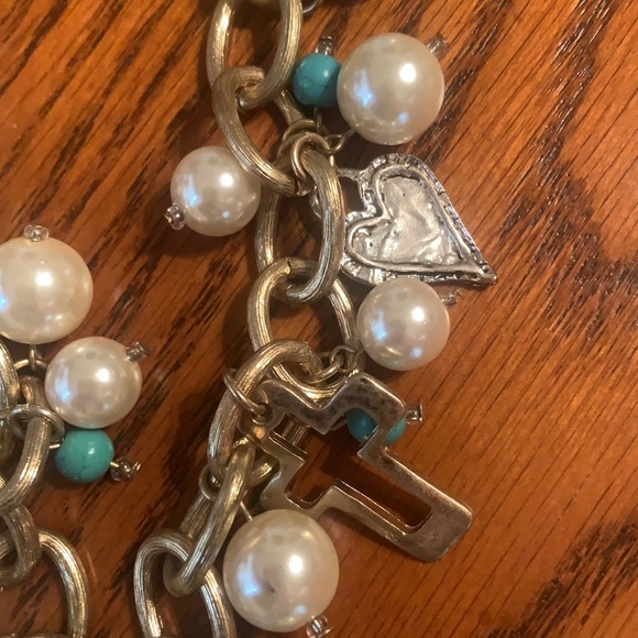 Not for sale Gold&Silver Tone FUN Peace Sign Charm Necklace - Picture 7 of 15